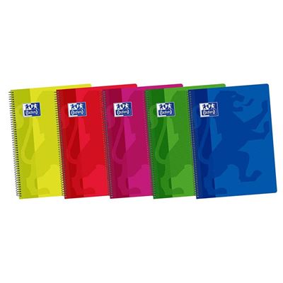 Bloc Oxford plastique 1/4 - 80 feuilles Quadrillage 4x4