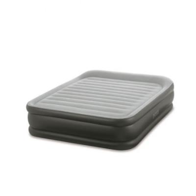 DELUXE REST BED Lit d'appoint 140x200 cm - Gonflable - Gris - 2 personnes