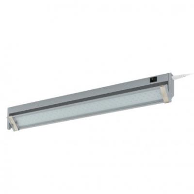 Eglo - Applique cuisine Doja LED 35 cm argenté - Interrupteur - Orientable
