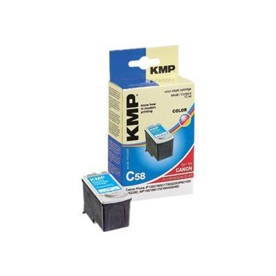KMP C58 - kleur (cyaan, magenta, geel) - refurbished - inktcartridge (alternative for: Canon CL-41)