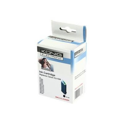 König - Noir - compatible - cartouche d'encre (alternative pour : Canon CLI-526BK) - pour Canon PIXMA iP4950, iX6550, MG5350, MG6150, MG6250, MG8150, MG8250, MX715, MX885, MX895