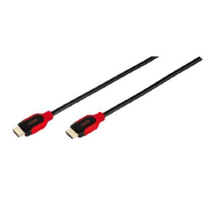 Vivanco Pro Câble Hdmi High Speed Avec Éthernet Audio Canal Retour Arc 1,5M Rouge/Noir