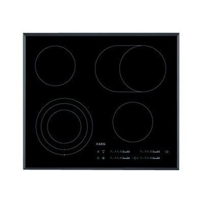 AEG HK654070FB vitrocéramique - 60 cm - vitrocéramique - avec bord avant avec facettes