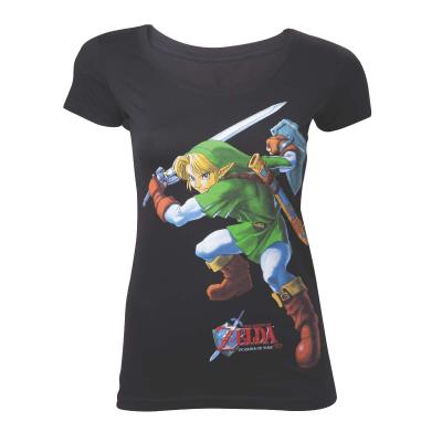 The Legend of Zelda - T-Shirt fille Ocarina of Time Link (M)