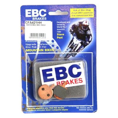 Ebc hayes mx2 3 & sole plaquette de frein à disque or