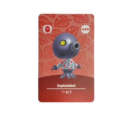 Amiibo Standard Carte pour Animal Crossing Séries 5 HAOBUY pour Nintendo Switch - NO.439 (8.6*5.4cm)