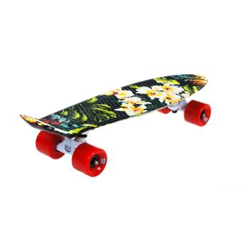 Skateboardlong islandgarden flower 22.5blanc72733 - 1