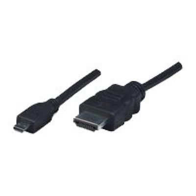Manhattan High Speed HDMI Cable With Ethernet Channel - HDMI avec câble Ethernet - 2 m