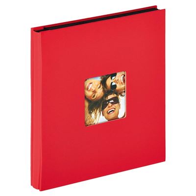 Walther design EA-110-R Fun Einsteckalbum, f&uuml;r 400 Fotos im Format 10 x 15 cm, rot