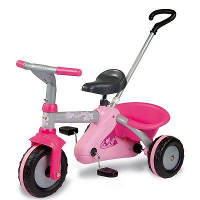Smoby Tricycle - Baby Bike II : Girl Rose