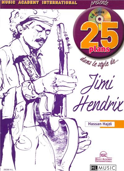 25 PLANS DANS LE STYLE DE... JIMI HENDRIX+CD