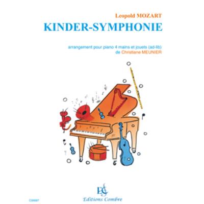 Partitions classique COMBRE MOZART LEOPOLD - KINDER-SYMPHONIE - PIANO 4 MAINS Piano