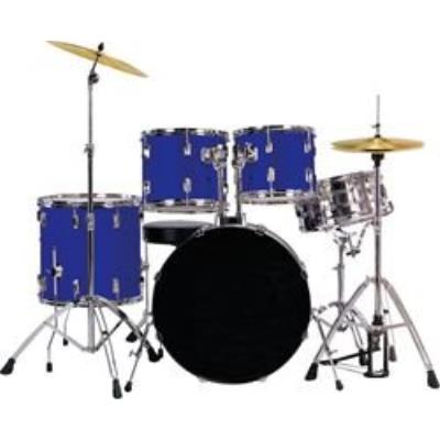 Batterie acoustique complete (Bleue) - BATT2_BL