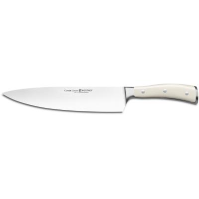 Wusthof - Couteau de Chef - Classic Ikon Blanc : 23 cm