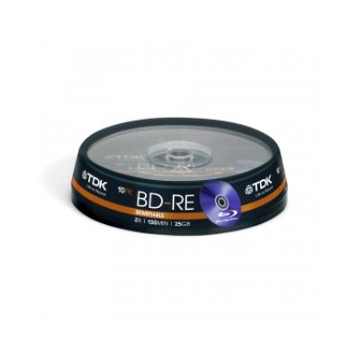 TDK - BD-RE x 10 - 25 GB - opslagmedia