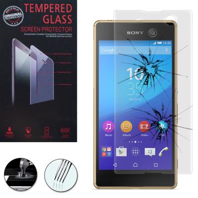 Film Vitre verre Trempé de protection d'écran pour Sony Xperia M5/ M5 Dual E5603 - TRANSPARENT