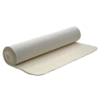 Lotus design 345012 tapis de yoga en laine vierge sans bord blanc 90 x 200 cm