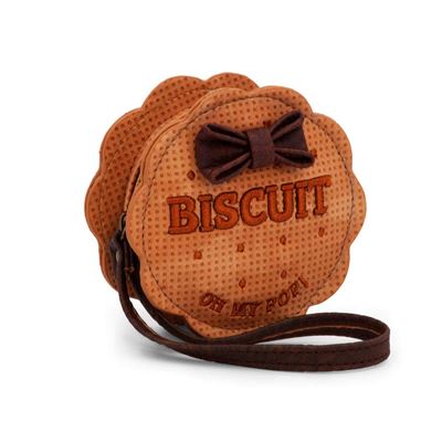 Oh My Pop! Biscuit Rotondo Porte-monnaie, Beige