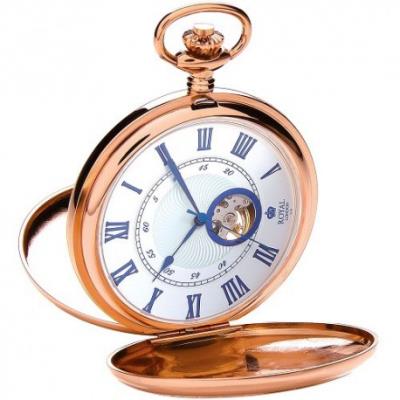 Montre Gousset Royal London Homme Métal Dorée Rose - 90051-03