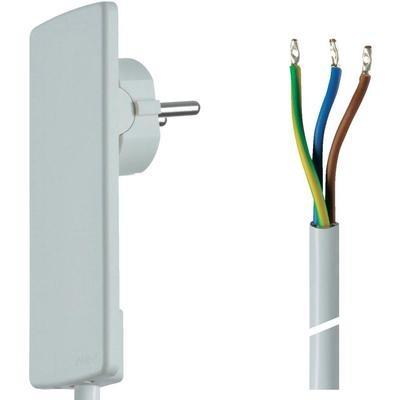 Prise extra-plate avec câble rallonge 1.5 m schulte elektrotechnik 151000151300