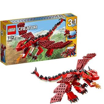 dragon rouge lego