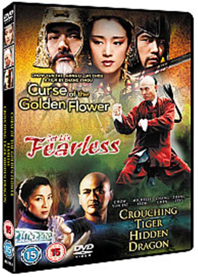 Curse Of The Golden Flower/Fearless/Crouching Tiger Hidden Dragon , (Box Set)
