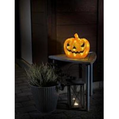 Figurine en acrylique potiron Ampoule LED blanc froid Konstsmide 6146-203 orange
