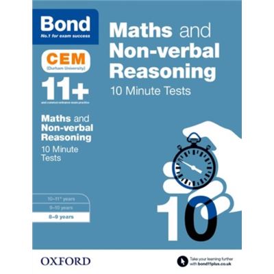 Bond 11+ Cem Maths/Non Verbal Reason 8-9