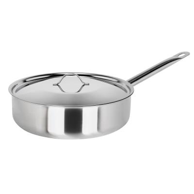 Sauteuse en inox avec couvercle PRO1 - 28cm