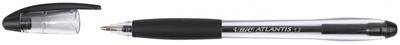 Stylo Bille Pointe Large 1,2 Mm Bic Atlantis Stic noir