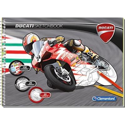 Clementoni - 15794.5 - Kit De Loisirs Créatifs - Cahier À Dessins - Ducati