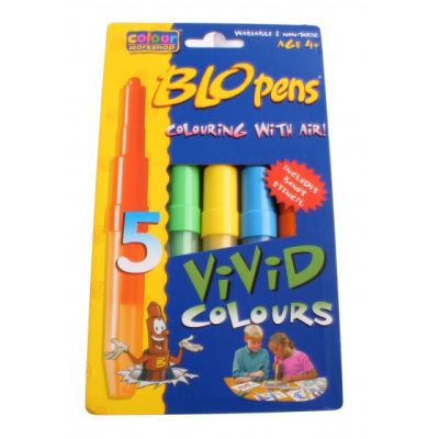 Blopens couleurs vives 5 pcs