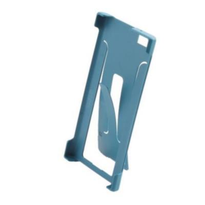 BlackBerry Leather Leap Flex Shell Storm -bleu