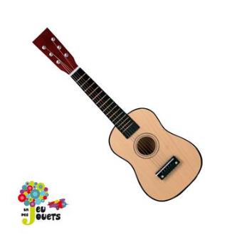 TXXCI Guitare Enfant Bois 6 Cordes Instruments De Musique Acoustique a Cordes 25 Pouce pour Guitare Débutant Garcon Fille 3 Ans-Rouge