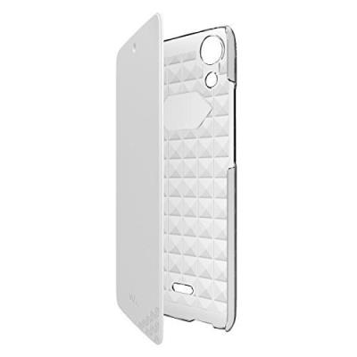 Wiko Etui folio pour Wiko Rainbow Jam 4G Blanc