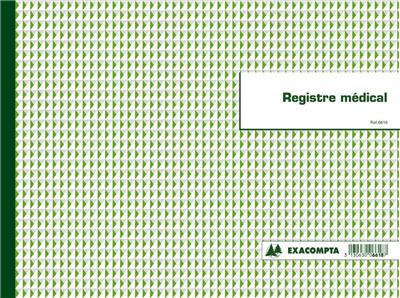 Registre Exacompta Contrôle médical 60p