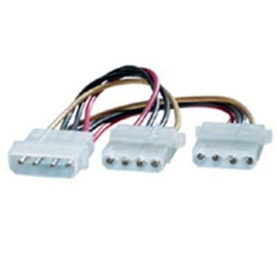 Câble interne PC avec fiche Molex 5,25 pouces male et fiche Molex 5,25 pouces femelles x2