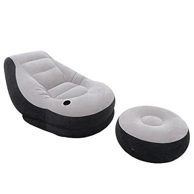 Intex 68564 set fauteuil + pouf floques ultra lounge