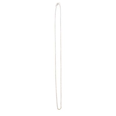 Chaîne petite maille argent à2mm - graine créative