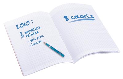 Majuscule - Cahier Piqure 96p Couverture Polypro 24x32 Seyes Violet