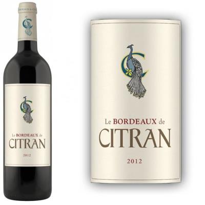 Bordeaux de citran 2012 75cl