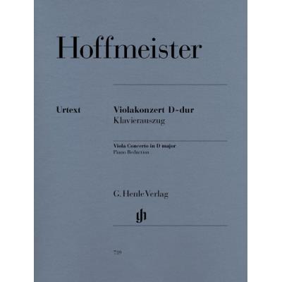 Partitions classique HENLE VERLAG HOFFMEISTER F.A. - VIOLA CONCERTO D MAJOR Alto