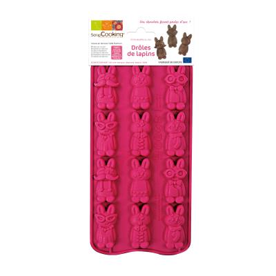 Moule chocolat - Drôle de lapin - Scrapcooking