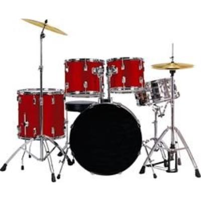 Batterie acoustique complete (Rouge) - BATT2_RED