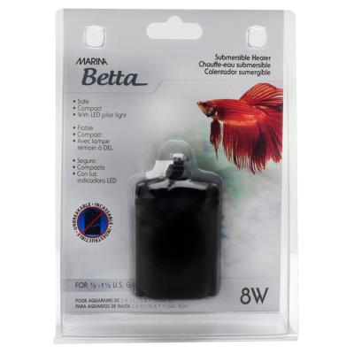 Meilleurs prix pour Marina - Chauffage Submersible avec Lampe Témoin à LED pour Aquarium Betta - 8W