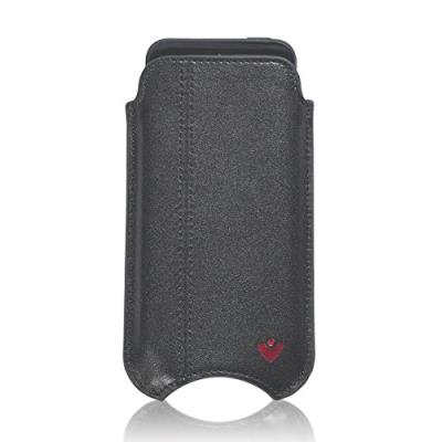 NueVue Housse en cuir pour iPhone 4/4S Noir