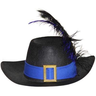 Générique Bleu Chapeau Mousquetaire Enfant