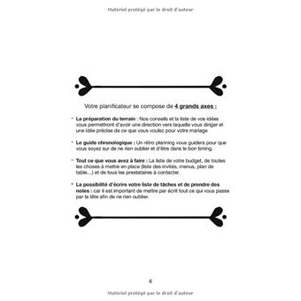 Mon Organisateur de Mariage: Planificateur de Mariage Français | Livre  Organisation Mariage | Organiser Son Mariage Sans Stress (French Edition)
