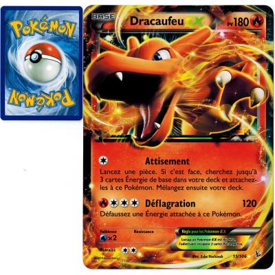 Carte Pokemon 11 106 Dracaufeu Ex Jumbo Promo Jeu De Cartes Achat Prix Fnac