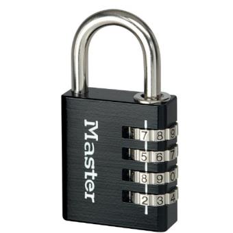 Master lock cadenas en aluminium à combinaison program noir 40 mm - 1